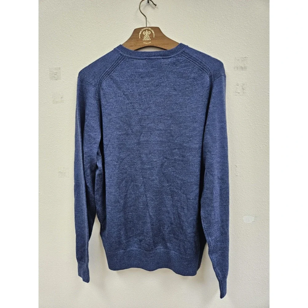 Rodd & Gunn Merino Wool Pullover V-Neck Sweater Blue Men's Small New